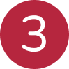 Red circle with the number 3 inside