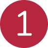 Red circle with the number '1' inside