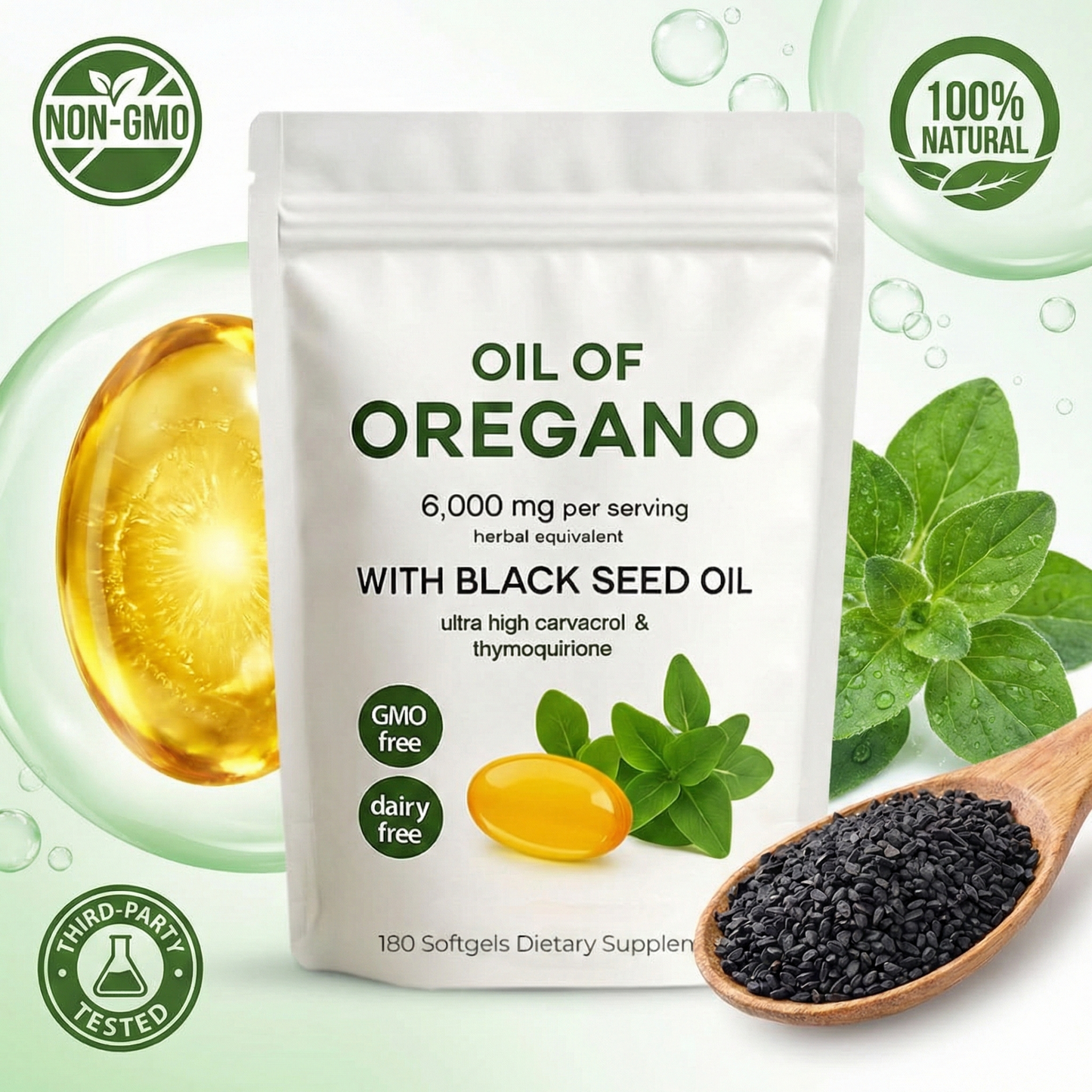 beon. Oil of Oregano