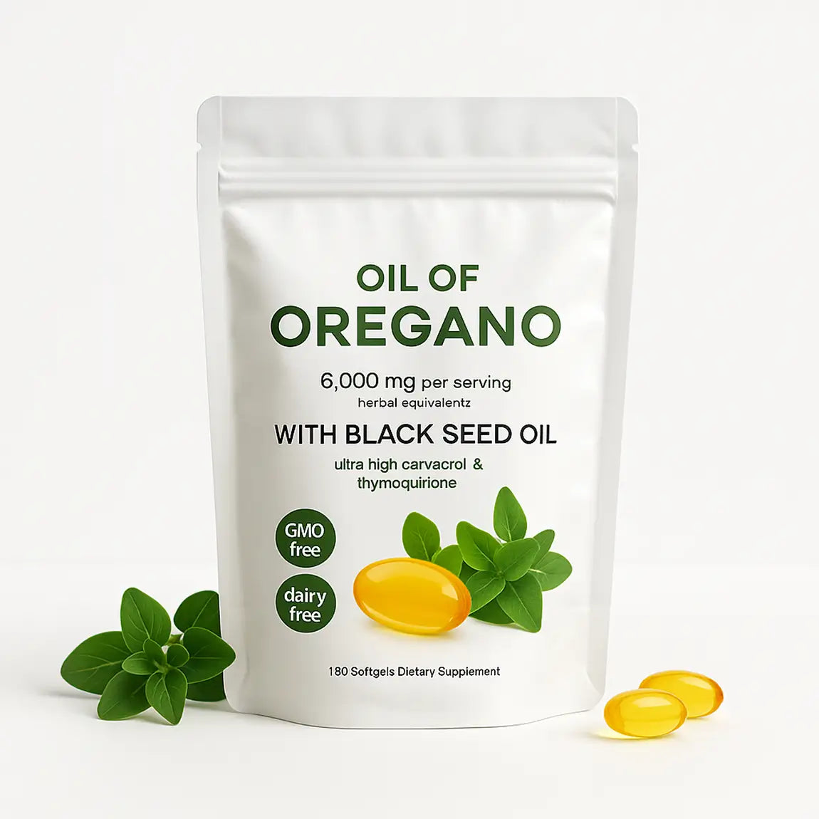 Oil of Oregano Capsules - Softgels